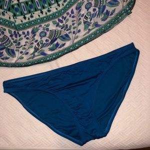 Blue bikini bottoms